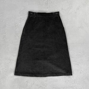 NWT Norse Projects Aalto Corduroy Black A-Line Skirt DE 34, XS NEW